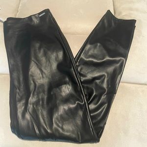 Fabletics Vegan Leather Pull On Legging XXL